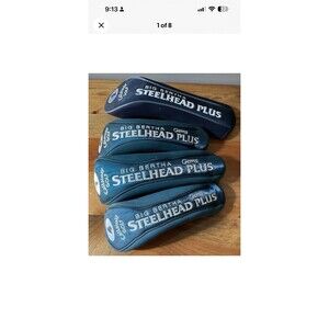 Callaway Big Bertha Steelhead Plus Golf Club Covers Set of 4